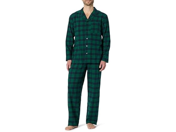 Dark Emerald Green Navy Plaid
