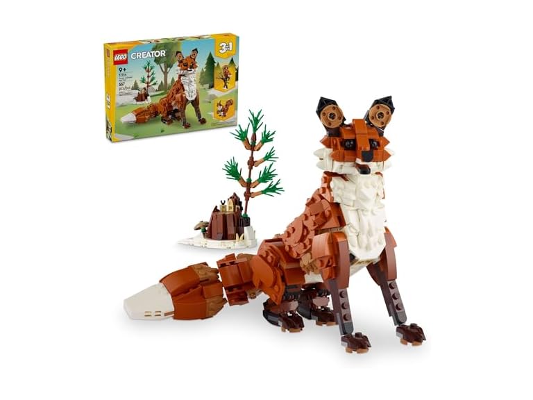 LEGO Creator 3 in 1 Forest Animals Red Fox Toys