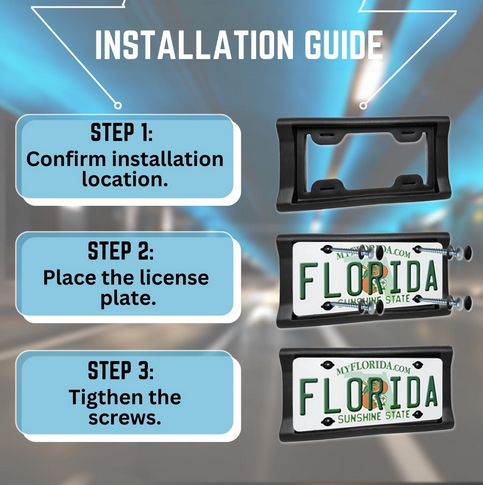 Zone Tech GA0092 License Plate Bumper Guard - Gallery 11