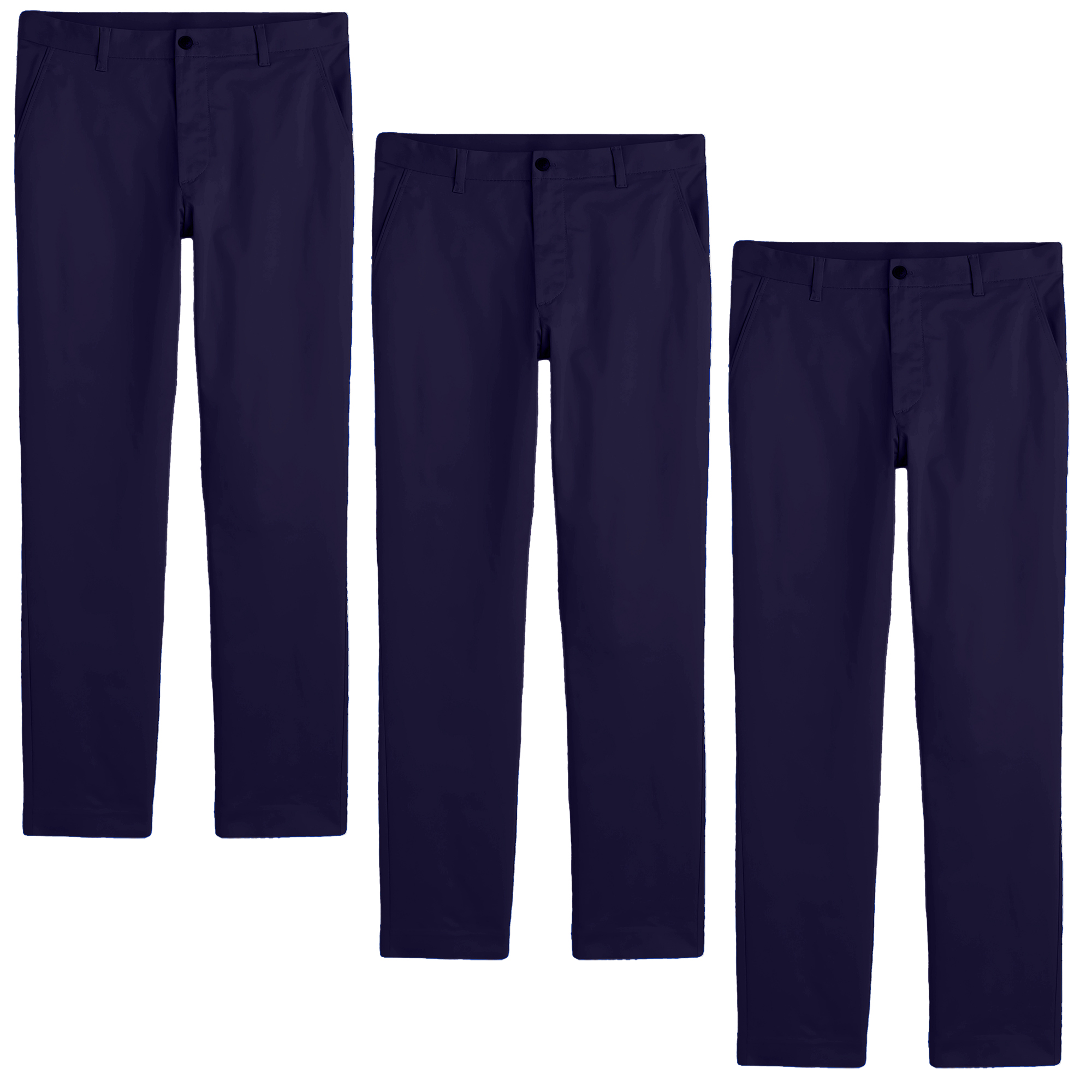 Boys Flat Front Uniform Pants (4-20) - Gallery 36