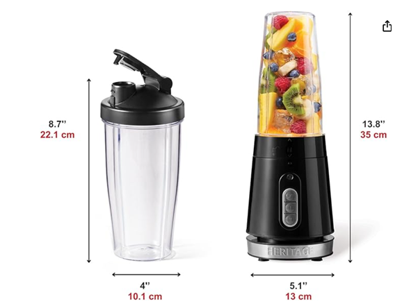 (NEW) StarFrit Heritage Personal Blender