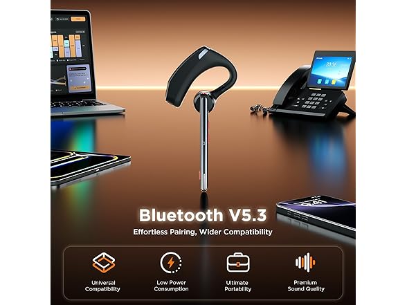 COMEXION Bluetooth Headset V5.3