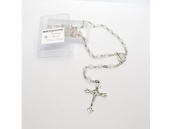 Joyful Clear Crystal Rosary