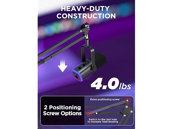 InnoGear Mic Stand Boom Arm Desk