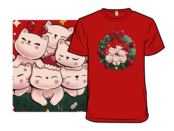 Kitty Garland Cat Christmas