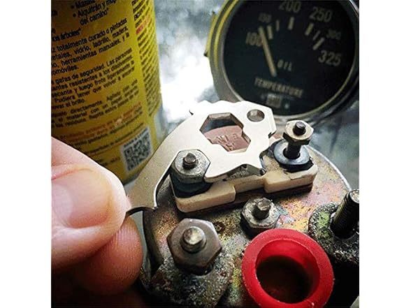 Stainless Steel Multi Key Ring Screwdriver Outdoor Tool