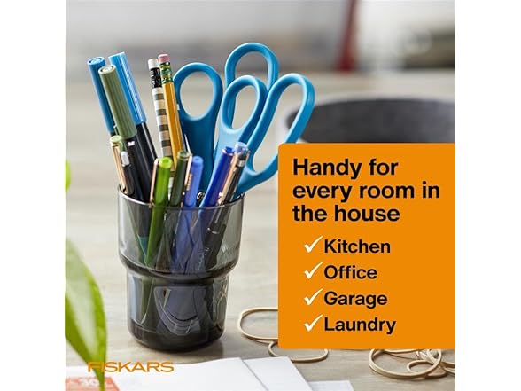 Fiskars 2-Pack 8" All Purpose Scissors