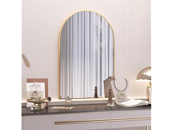 Poseerkey Arched Wall Mount Mirror