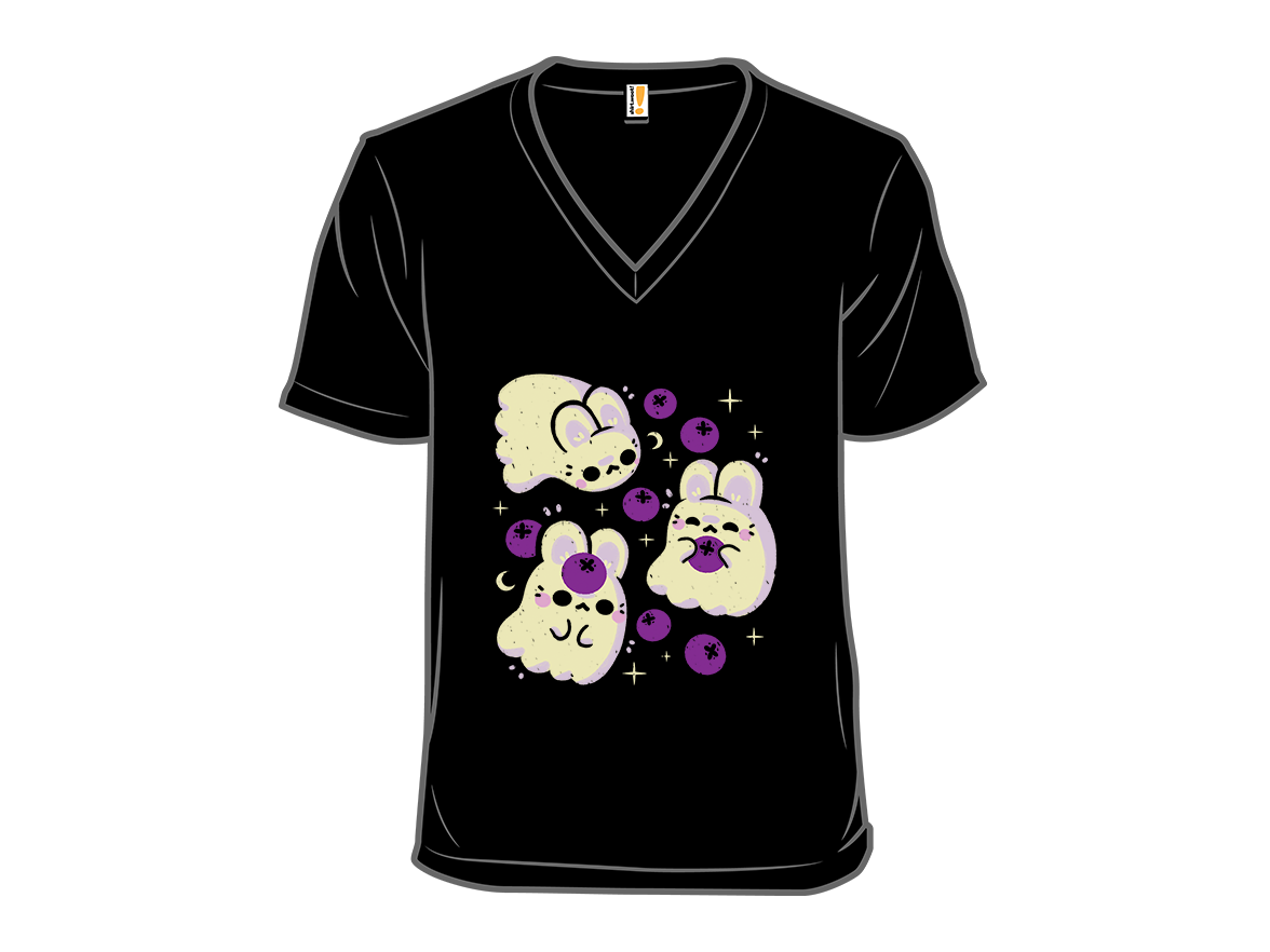 Cute Bunny Ghosts and Blueberries - Gallery 10