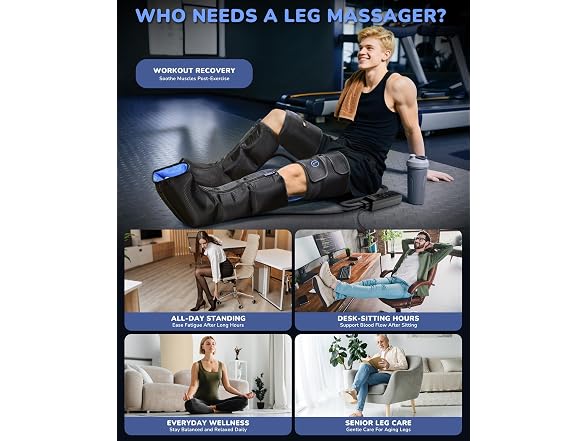 Leg Compression Massager with Heat