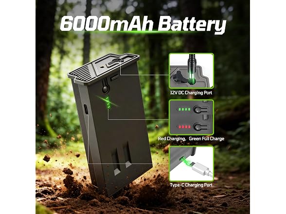 JOYHAPISTAR Trail Camera Battery 4-Pack