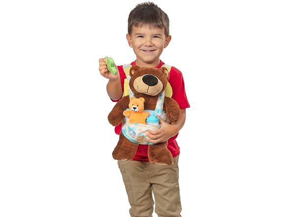 Melissa & Doug Mine Love Carrier Play Baby Toy Set