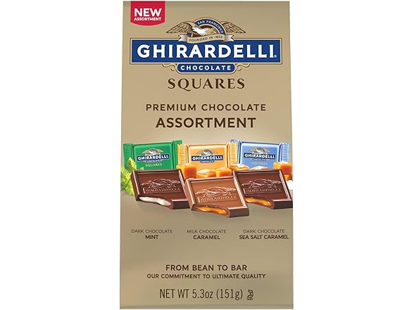 Ghirardelli Premium Choc Squares Assortm