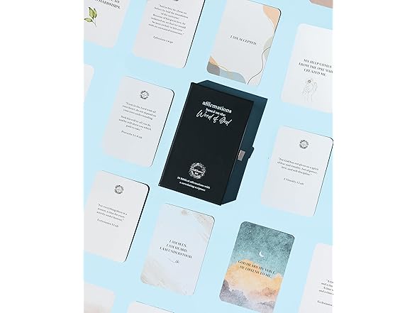 WildFlower Christian Affirmation Cards, 50pc