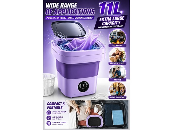 Portable Mini Washing Machine 11L
