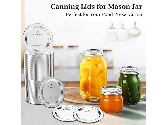 Nazano 156pcs Canning Lids - Gallery 4