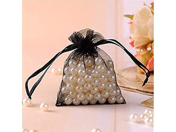 SEMCICOR 100Pcs Organza Gift Candy 
