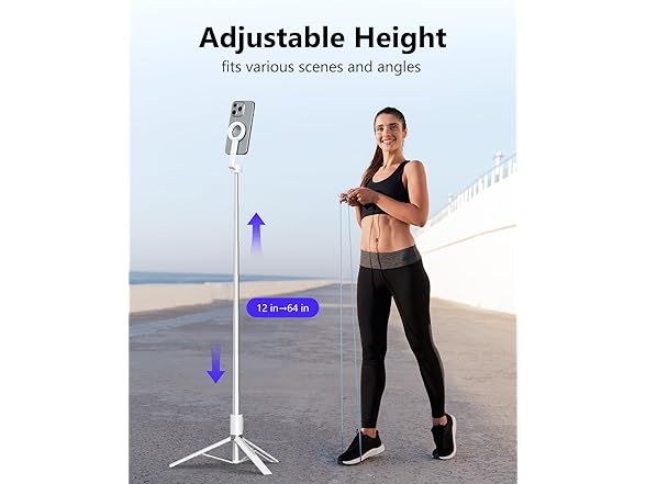 UBeesize Magnetic Tripod for iPhone with Remote