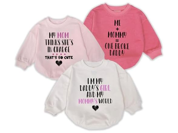 TinhUSromper 3 Pcs I'm My Daddy's Girl