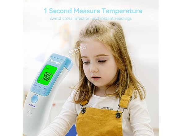 Berrcom 2-Pack Forehead Thermometer