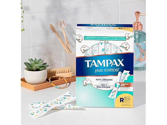Tampax Pure Cotton, 24ct