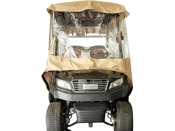 Golf Cart Enclosure, with 4-Sided Fairway
