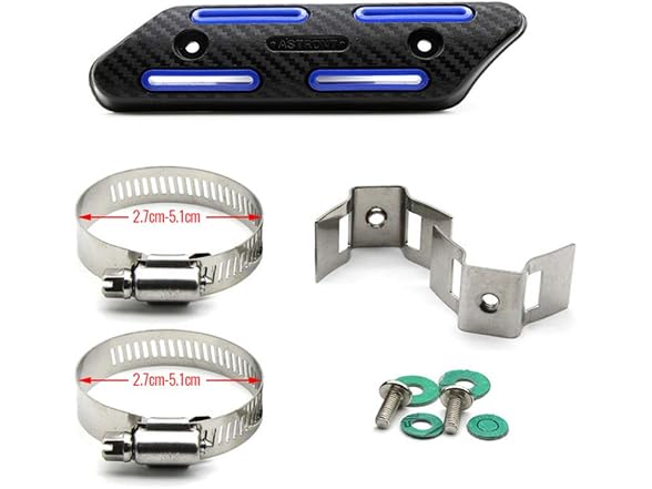 Wakauto Motorcycle Exhaust Pipe Cover Heat w