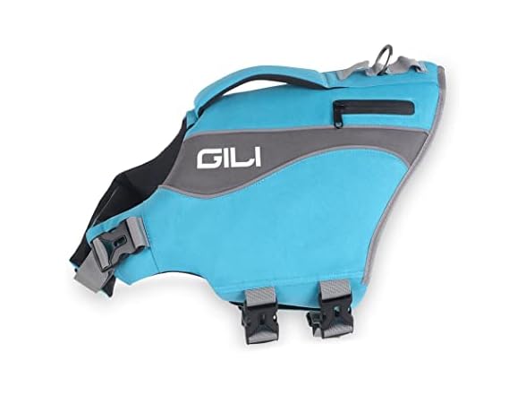 GILI Ripstop Dog Life Jacket Flotation Device