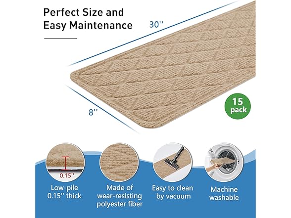 Safotad Non-Slip Stair Treads