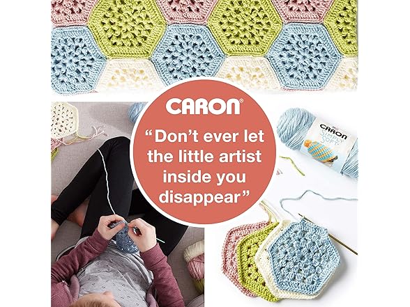 Caron One Pound Purple Yarn - 2 Pack