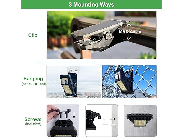 HAKOL Solar Motion Sensor Lights (2 Pack)