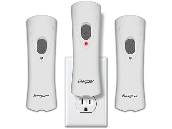Energizer Weatheready Rechargeable LED Plug In Lights 3PK