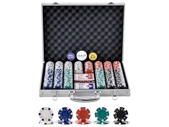 VEVOR Poker Chip Set, 500-Piece Poker