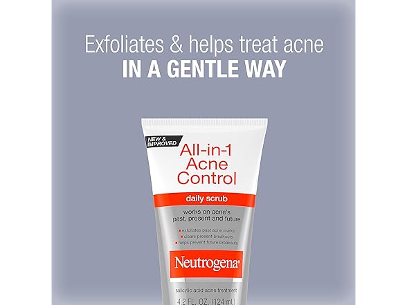 Neutrogena All-In-1 Acne Control Daily Face Scrub