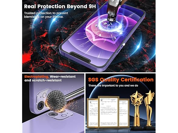 EZ-GLAZ iPhone 12 Screen Protector Set