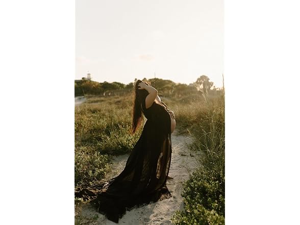 ZIUMUDY Women (L) ZIUMUDY Gown Black Large