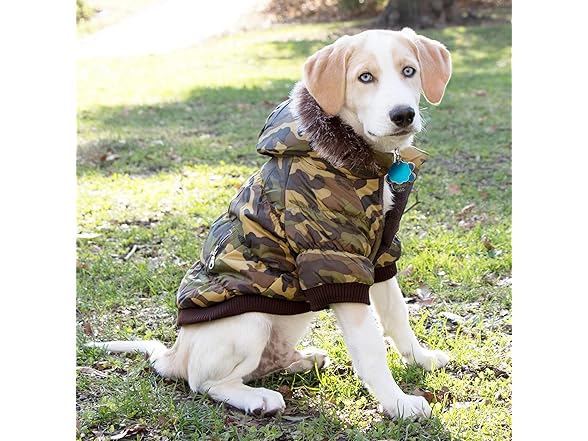 Pet Life ®  Metallic Winter Dog Coat