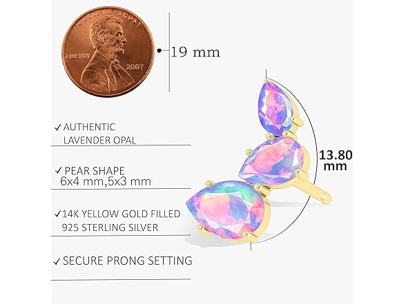 GOODSTONE Opal Stud Earrings