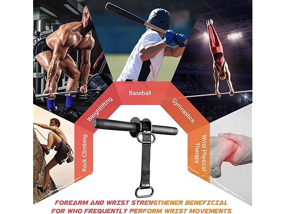 Wrist Roller Forearm Exerciser