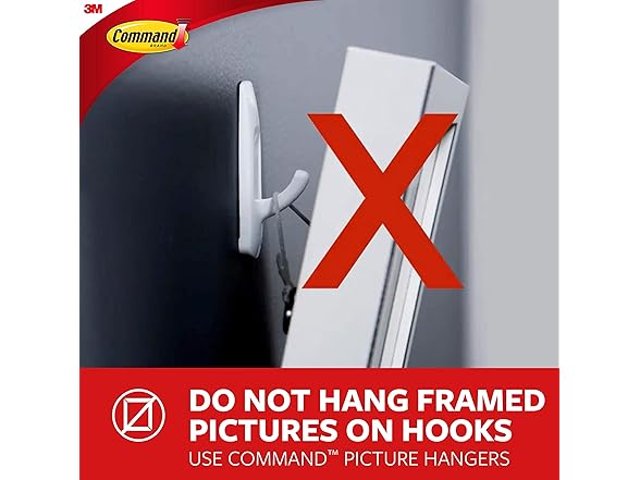 Command 17032BR-4ES Metallic Hooks