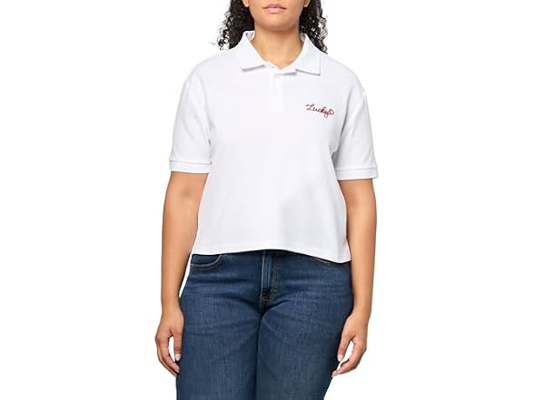 Lucky Brand (L) Short Sleeve Polo TEE