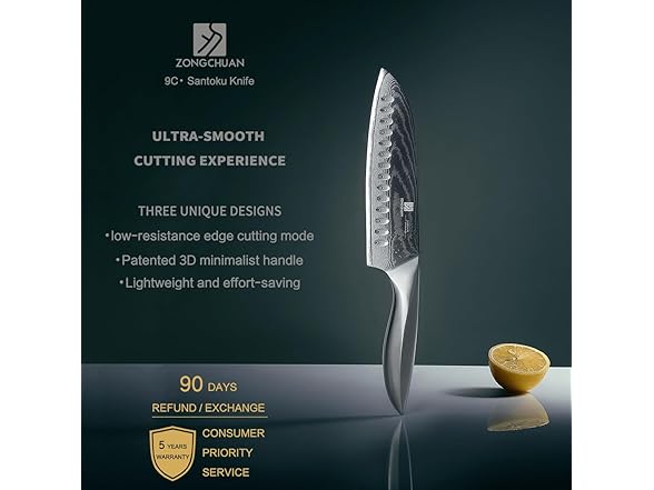 zongchuan 9C Damascus Steel chef knife