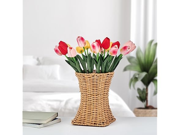 Mikasa Artificial Tulip Bouquet, 13 Inch