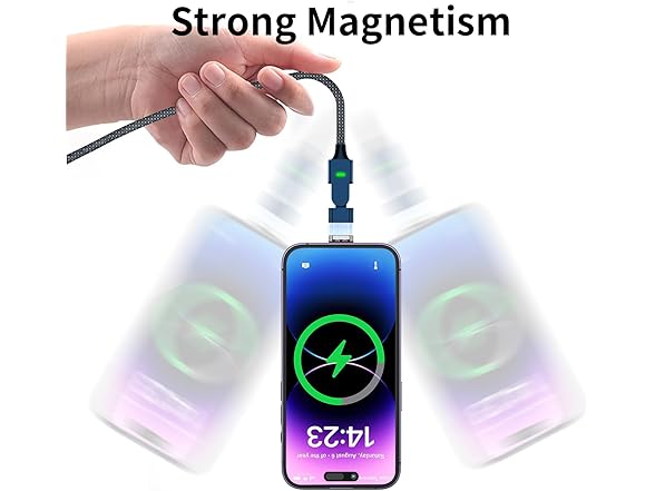 Magzurnd  Magnetic Phone Charging Cable