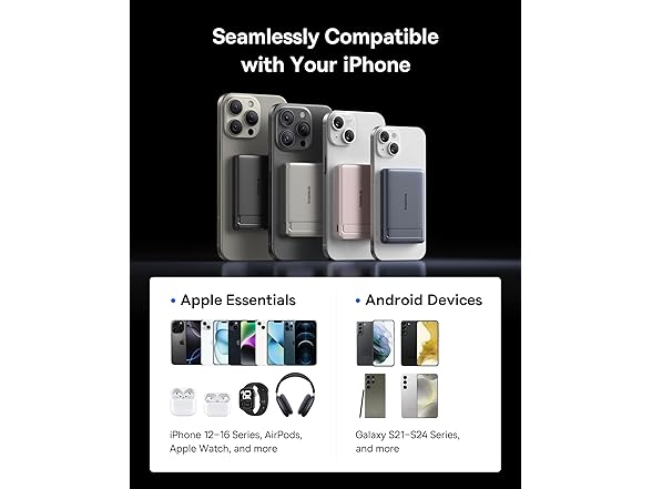 Baseus Picogo Qi2 0.5" Ultra Slim Power Bank | 5K mAh 15W