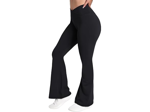 Sunzel Flare Fleece Leggings 28in XS Black