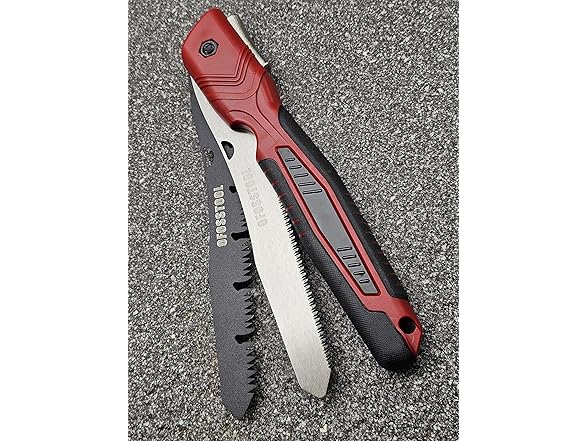 OFOSSTOOL Hand Saw, 10 Folding Saw, Double Blade