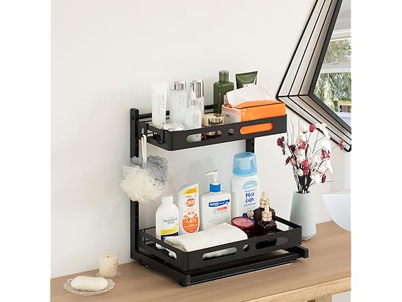 Under Sink Pull-Out Organizer 2 ct