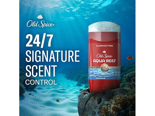 Old Spice Aluminum Free Deodorant Aqua Reef 3oz