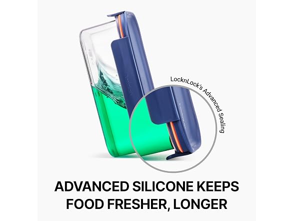 LocknLock Tritan Food Storage Containers, 2.1 L Mint